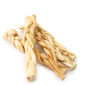 Braided Lamb Skin Plait [Pack of 5]: Introduce Your Dog to Healthy Chews